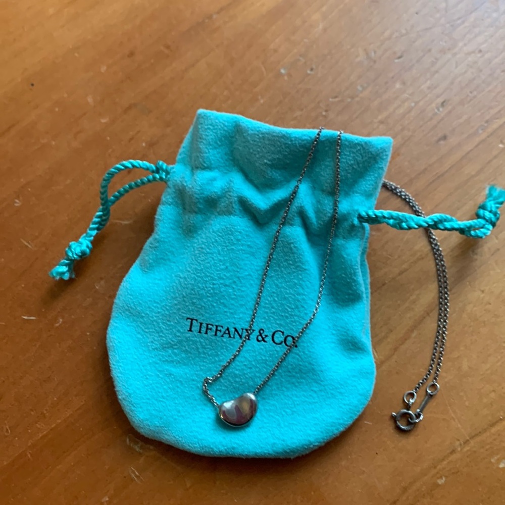 Tiffany Bean necklace in silver